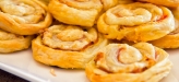 knusprige Blätterteig Schnecken