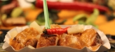 Exotische Currywurst