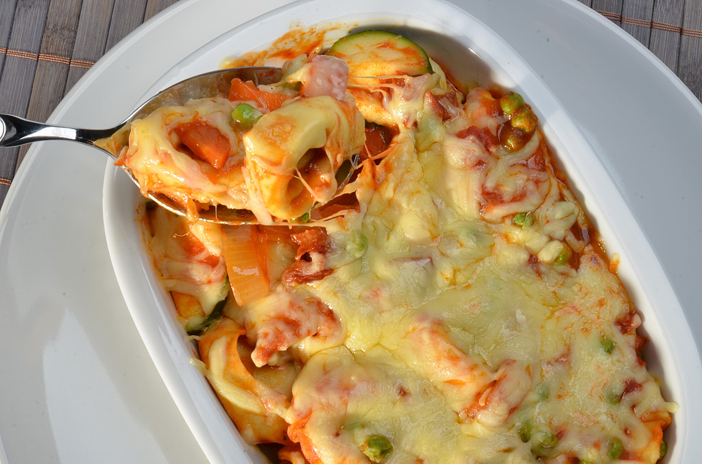 Tortellini Auflauf Mit Salami Paprika - Rezepte Suchen