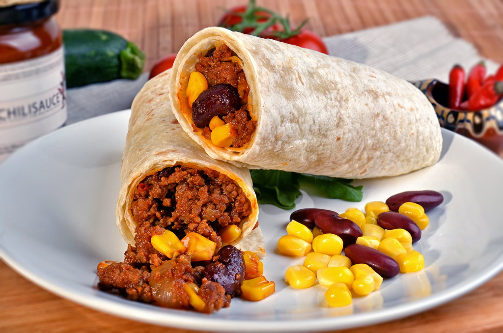 Wraps Mit Hackfleisch Mais Und Bohnen - Rezepte Suchen